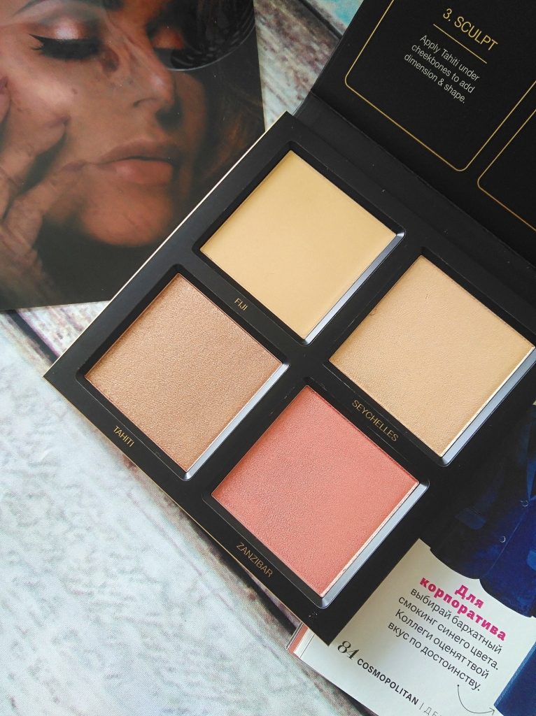 Палетка хайлайтеров Huda beauty 3D highlighter palette состав